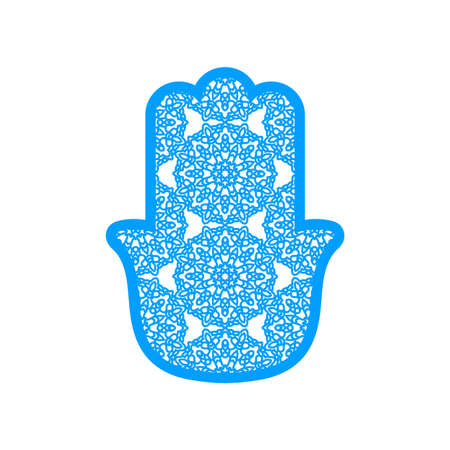 Vector Laser cutting template  Hamsaのイラスト素材