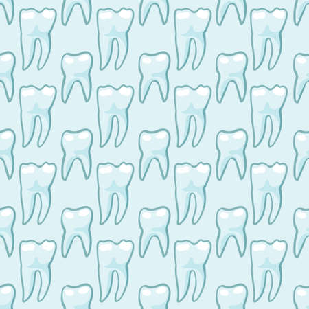 White teeth on blue background. Vector Texture for scrapbooking, wrapping paper, textiles, web page, wallpapers, surface design, fashionのイラスト素材