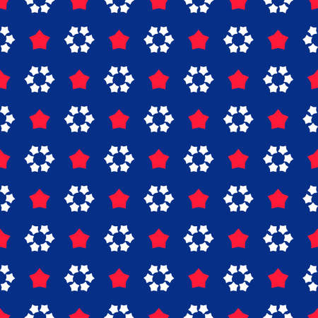 Kids colorful seamless star usa pattern. Cute Baby pattern design.のイラスト素材