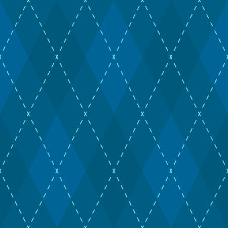 Argyle seamless pattern. Geometric vector rhombus ornamentのイラスト素材