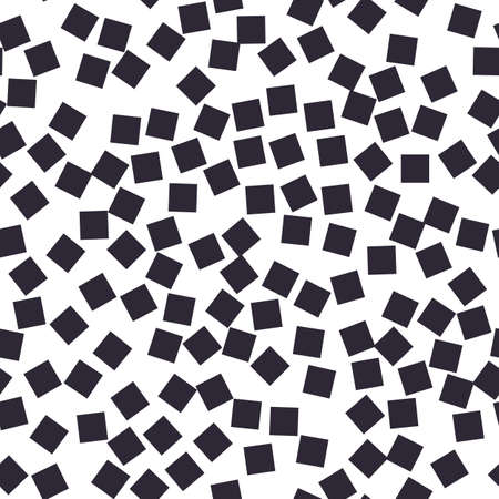 Seamless pattern of tiny random geometric elements.のイラスト素材