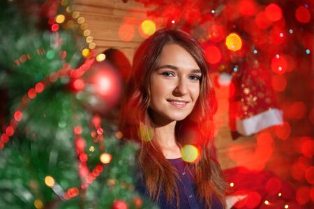 Happy woman dress with fairy dustの写真素材