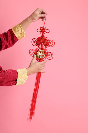 Chinese characters 'fu', means Blessing, Good Fortune, Good Luck. Happy Chinese new year. Asian...
