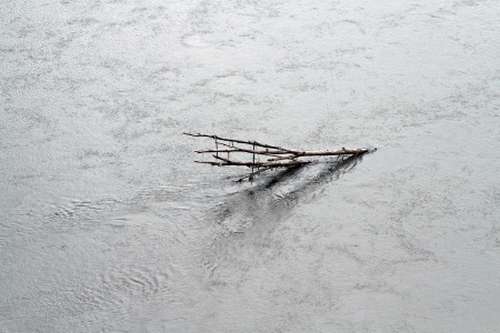 Flooding in the country because of a warming climateの写真素材