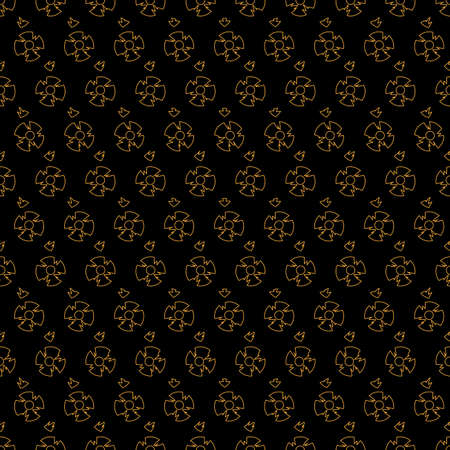 Seamless pattern with lotus. Design for wall decoration, postcard, poster, brochure, shirt, etc.のイラスト素材