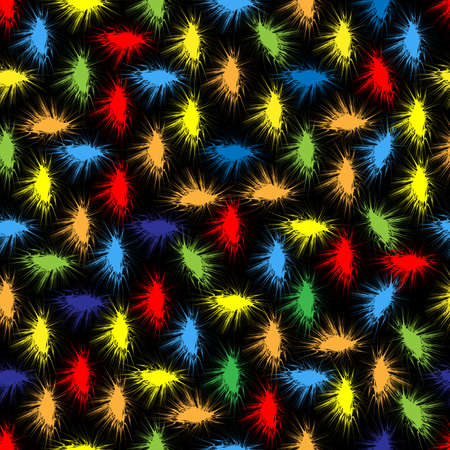 Colorful Seamless Pattern Background. Design for wall decoration, postcard, poster, brochure, shirt, etcのイラスト素材