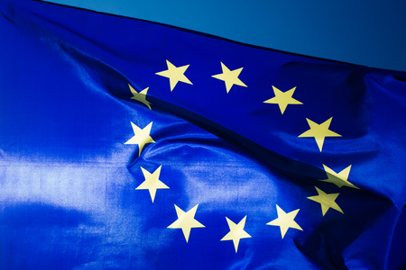 European Union Flag. Voting concept.の写真素材
