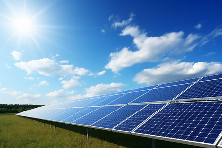 solar panels, energy saving concept. High quality photoの素材