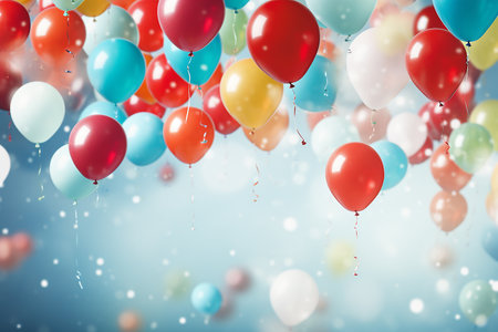 Balloons background with space for text, holiday,birthday. High quality photoの素材