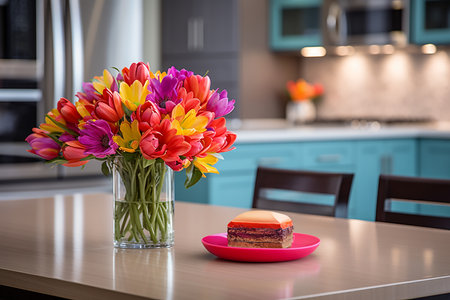Easter concept, eggs and Easter cake. High quality photoの素材