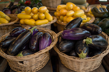 Exploring the diverse backgrounds of vegetables origins, cultivation, and nutritional value.の素材