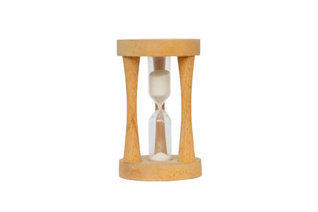 This wooden hourglass timer helps manage time and serves as a stylish decorative accent for any...