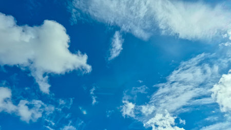 Beautiful blue sky clouds for background.