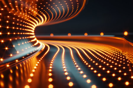 Intriguing dark geometric abstract background perfect for modern design and art projects.の素材