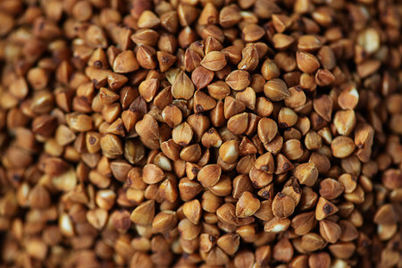 Chef Selects Organic Buckwheat Kernels, Artisanal Preparation Showcasing Organic Buckwheat With...