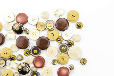clothes buttonsの写真素材