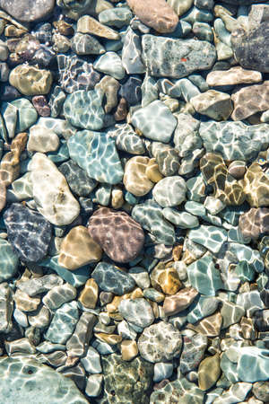 pacific ocean bottom rocksの写真素材