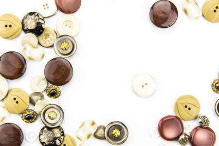 clothes buttonsの写真素材