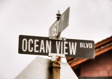 Walks in Monterey, California shots, USA in june