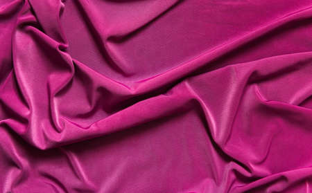 Purple fabric texture backgroundの写真素材