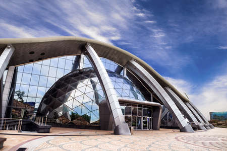 June, 8, 2018 Vladivostok, Russia - Vladivostok bay aquarium building - June, 8, 2018 Vladivostok, Russiaのeditorial素材