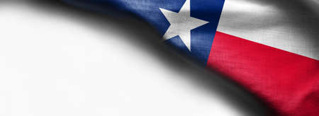 Fabric texture of the Texas on white background.の写真素材