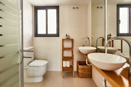 Orihuela, Spain- June 18, 2016: Apartments and villas for tourists near the sea in Spain in the region Orihuela.のeditorial素材