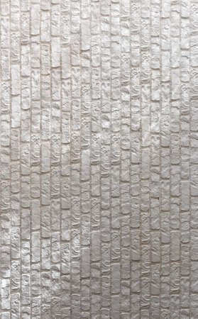 White brick wall with bright lines of lightの写真素材