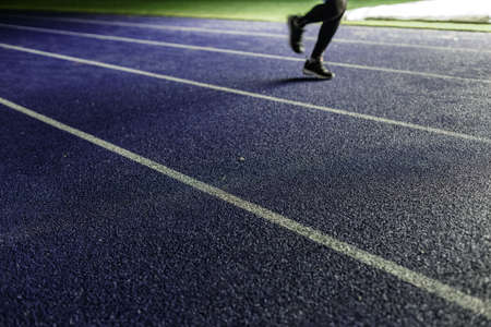 Kyiv, Ukraine - 02 March, 2017: NSC Olimpiiskiy. Central soccer stadium in Ukraine. Open training of runnersのeditorial素材