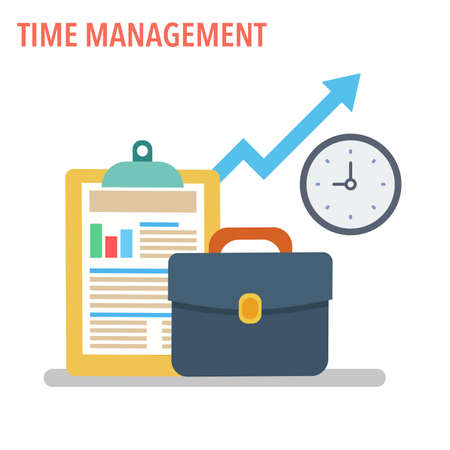 Time management and organization.のイラスト素材