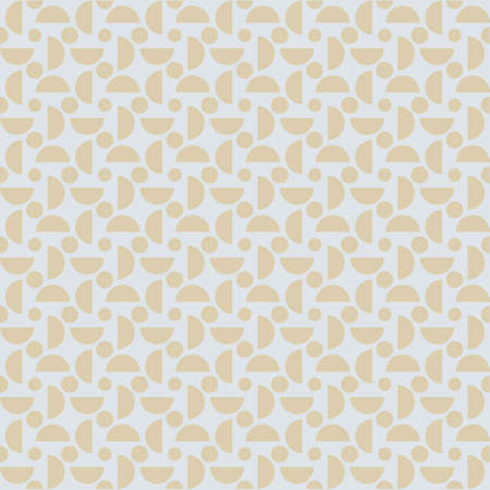 Retro beige pattern half-circle on a light backgroundのイラスト素材