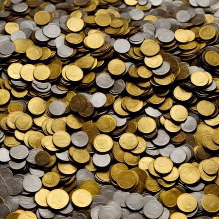 tons of gold coinsの素材