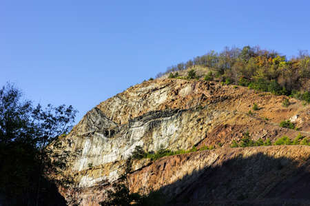 A cutout of a mountain in Marylandの写真素材