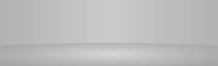 White with gray panoramic studio background with white glowのイラスト素材