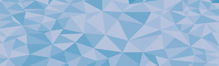 Blue panoramic studio background with white glow - Vector