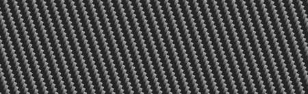 Panoramic texture of black and gray carbon fiber - Vector illustrationのイラスト素材