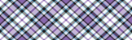 Seamless plaid tartan scotland texture with rhombuses - Vector illustration
