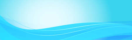 White curved line with blue shades on a white background - Vector illustrationのイラスト素材