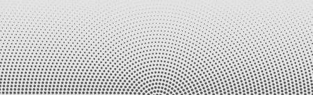 Many dots on a panoramic background - Vector illustrationのイラスト素材