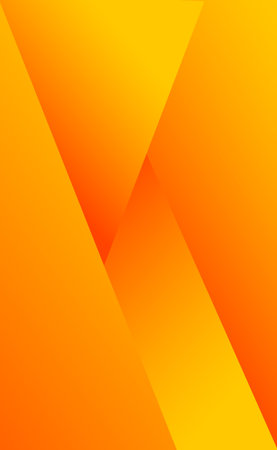 Yellow-orange panoramic background with lines - Vector illustration
