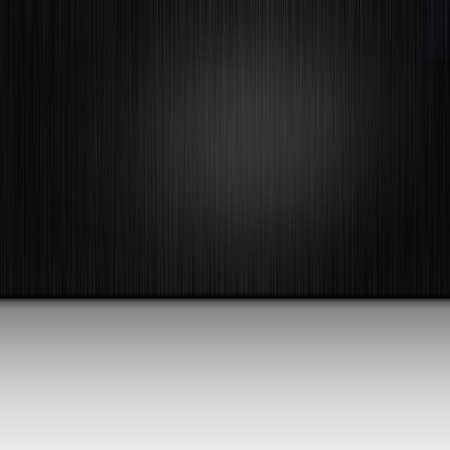 Large studio with white floor and black wall - illustrationの写真素材