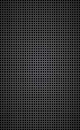 Black perforated background with black holes and glow - Illustrationのイラスト素材