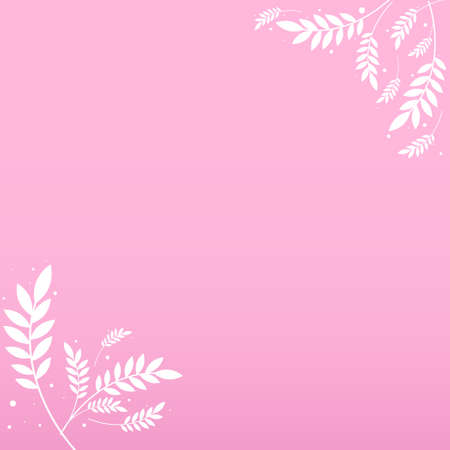 Abstract realistic background template with flowers - Vector illustrationのイラスト素材
