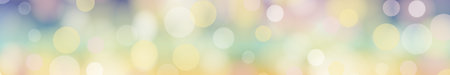 Abstract multicolored festive light bokeh background - Vector illustration