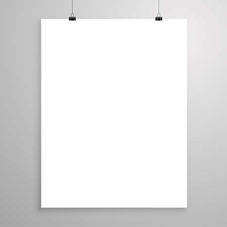 Big White Banner Background Template - illustrationのイラスト素材