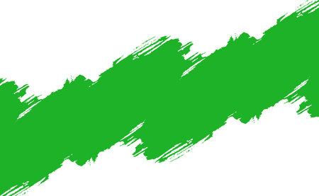 Smear of green paint on a white panoramic background - Vector illustrationのイラスト素材