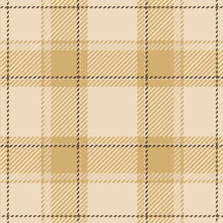 Scotland tartan seamless plaid texture with rhombuses and squares - Vector illustrationのイラスト素材