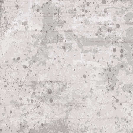 Realistic gray wall texture, abstract background - Vector illustrationのイラスト素材