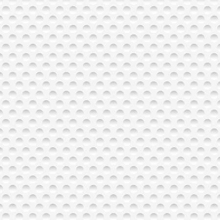 Abstract white perforated background with many holes - Vector illustrationのイラスト素材