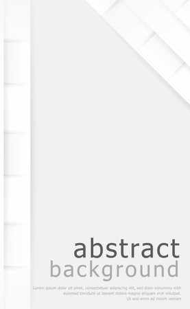 Abstract background white and gray rectangles, place for advertising text Vector illustrationのイラスト素材